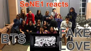 BTS 방탄소년단  FAKE LOVE MV Reaction by SoNE1 [upl. by Finah441]