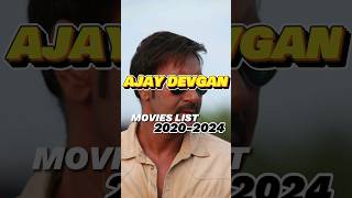 AJAY DEVGAN MOVIES LIST 20202024 ajaydevgan filmography bollywood [upl. by Vanderhoek380]