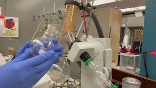 How to use a rotary evaporator rotovap [upl. by Irep]