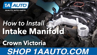 How to Replace Intake Manifold 9807 Ford Crown Victoria [upl. by Wilmott]