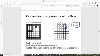 Segmentation using flood fill and Connected components algorithm شرح عربي [upl. by Salohci]