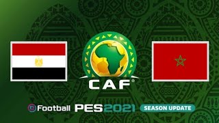 EGIPTO VS MARRUECOS CUARTOS DE FINAL  COPA ÁFRICA  PES 20212022 [upl. by Eneja]