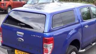 Ford Ranger Mk5 Aeroklas Leisure Hardtop Canopy [upl. by Naahsar]