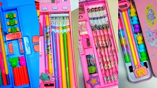 Organising Mechanical Pencil Cases Unboxing Stationery Kit pencilcase filling shorts stationery [upl. by Lovering]