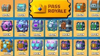 Opening EVERY chest that EXIST in Clash Royale [upl. by Kissie]