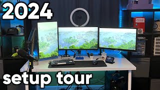 My Gaming Setup Tour 2024 [upl. by Ennoirb]