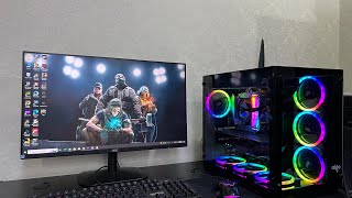 Asus Gaming Pc i912900K With RTX 3080 With 64GB Ram With Aigo DarkFlash C285 Case [upl. by Neeron]