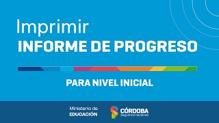 102IMPRIMIR INFORME DE PROGRESO [upl. by Idarb]