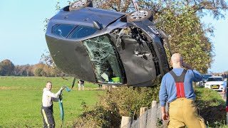 78jarige inwoner uit Jubbega overleden bij ernstige ongeval N381 bij Ureterp [upl. by Uolyram]