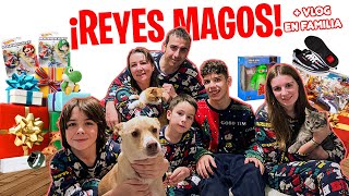 1  👨‍👩‍👧‍👦 ¡ABRIENDO regalos 🎁 de REYES MAGOS   Vlog CABALGATA de VÉLEZ [upl. by Nevak]