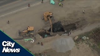 Two construction workers dead after trench collapses in Ajax [upl. by Eveline966]