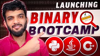 Launching Binary Search Bootcamp  C Java Python Notes Contest Doubt Support 🔥 [upl. by Nahsyar]