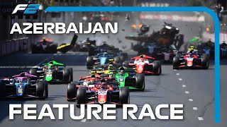 F2 Feature Race Highlights  2024 Azerbaijan Grand Prix [upl. by Bound508]