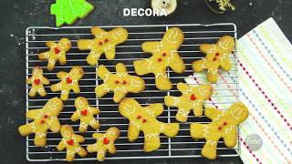 Galletas de jengibre navideñas  Recetas Navideñas  Food Network Latinoamérica [upl. by Arehs386]