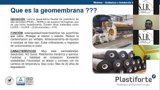 SOLDADURA E INSTALACION DE GEOMEMBRANA HDPE PARA RESERVORIOS DE AGUA [upl. by Ayhdiv]