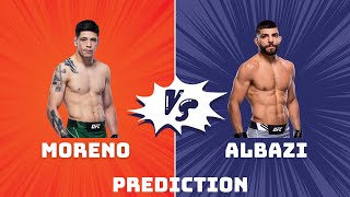 Brandon Moreno vs Amir Albazi Prediction [upl. by Dickey]