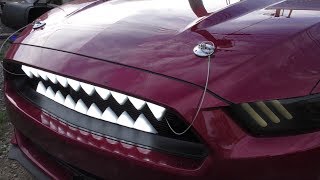 201517 Mustang Hood Pin Install [upl. by Pollux]