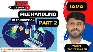 File Handling in Java Using BufferedReader  Read Function In Java  Java Tutorial  Part  2 [upl. by Normie531]