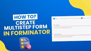 How To create multistep form in Forminator for free  Wordpress Tutorial [upl. by Sadler643]