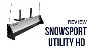 Snowsport Utility HD Snowplow Review  Gravel Snow Removal  Best Snowplow for 2024 [upl. by Rosetta241]