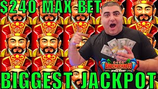 OMG My BIGGEST JACKPOT On New Slot Machine At Casino  240 MAX BET [upl. by Innavoj]