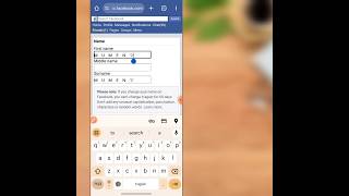 Facebook stylish name change problem please try again later solve 🙃 namechange youtubeshorts 2024 [upl. by Hoffert]