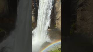 Amazing Vernal Fall in Yosemite National Park 😲😍 nationalpark nature california yosemite [upl. by Aidil]