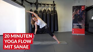 20 Minuten Yoga Flow Home Workout mit Sanae  Zanshin Dojo [upl. by Nyra167]