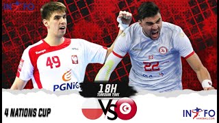 Poland vs Tunisia Friendly Game 4 Nations Cup 2022 [upl. by Ycnay]