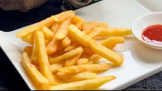 Perfect Crispy French Fries  Crispy Fries Recipe  Frozen Fries Recipe [upl. by Jenica]