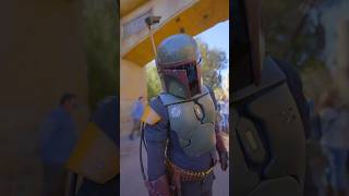 BOBA FETT LOOKING FOR ME in Star Wars Galaxy’s Edge at Disneyland [upl. by Gerbold]