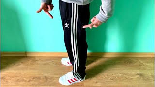 ADIDAS ORIGINALS X ANDRÉ SARAIVA SST TRACKSUIT BOTTOM UNBOXING [upl. by Ahseiyt]