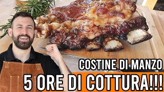 Asado tradizionale o quasi Costine di manzo alla brace [upl. by Yrrep681]