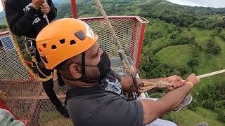 100 Aventura  Zipline and Tarzan Swing Costa Rica HD with GoPro [upl. by Nylkaj744]