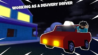 DELIVERING Pizzas In ROBLOX Work At A Pizza Place [upl. by Luapnhoj460]