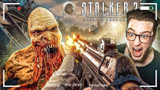 СПАСИТЕ МЕНЯ ПРОВЁЛ НОЧЬ В АНОМАЛЬНОЙ ЗОНЕ МОНСТРЫ КРУГОМ STALKER 2 HEART OF CHORNOBYL 2 [upl. by Lole]