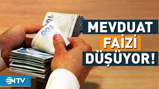 Vadeli Mevduat Faizleri Geriliyor  NTV [upl. by Ibib]