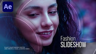 Modern SLIDESHOW in after effects  Circular design  FREE [upl. by Torrence]