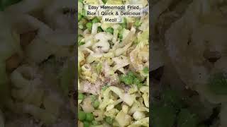 Easy Homemade Fried Rice  Quick amp Delicious Meal [upl. by Lucic]