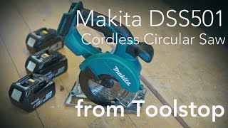 Makita DSS501 18V Cordless 136mm Circular Saw [upl. by Rodger]