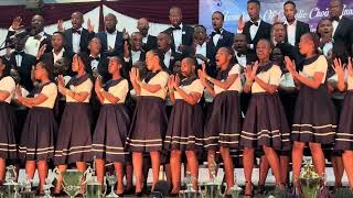 St Conrads Large Choir A Divine Rendition of Sanctus O boitshepo 🎶🙏 [upl. by Fransis849]