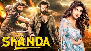 SKANDA  Ram Pothineni  New Released South Indian Hindi Dubbed Movie 2024  Sreeleela  Action [upl. by Ezar]