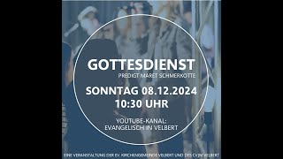 Gottesdienst am 08122024 mit Maret Schmerkotte und Chor [upl. by Ellenyl]