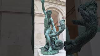 Hercules fighting achelous tranformed into a snake bronze 1824 in Paris [upl. by Nagle]