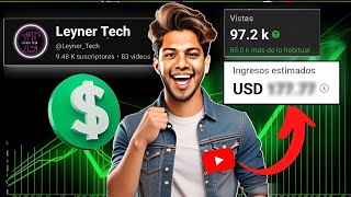 Cuanto Paga YouTube En Mi Canal Pequeño Por 100k Vistas en 2024 [upl. by Soiritos]