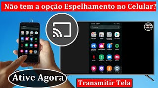 COMO ESPELHAR A TELA NA TV NO CELULAR QUE NÃO POSSUI ESTA OPÇÃO ESPELHAR TELA [upl. by Ahsilla702]