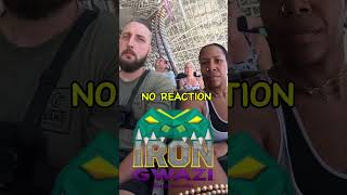 IRON GWAZI reaction viralshorts foryou themepark funny irongwazi buschgardens subscribe [upl. by Akihsay460]