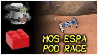 LEGO Star Wars The Complete Saga  MOS ESPA POD RACE  Minikits amp Red Power Brick [upl. by Libyc858]