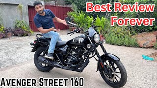 Bajaj Avenger Street 160 Review Affordable Cruiser Bike Pros And Cons Also Must Watch Before Buying [upl. by Clayberg]