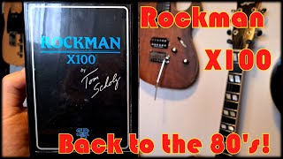 Rockman X100 Headphone Amp 1980s [upl. by Einial]